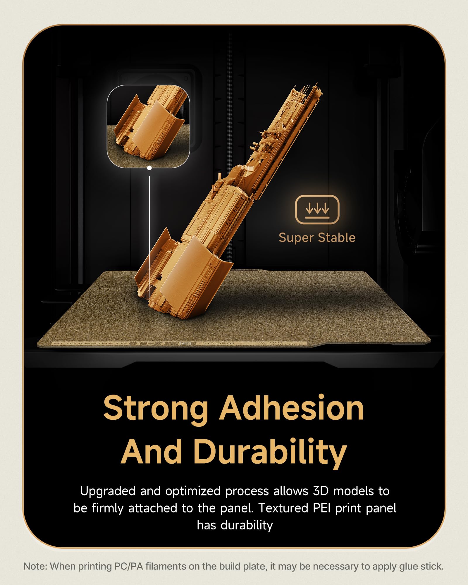 Plaque PEI Bambu Lab Plaque PEI Double Face Pour Bambu Lab X1/P1P