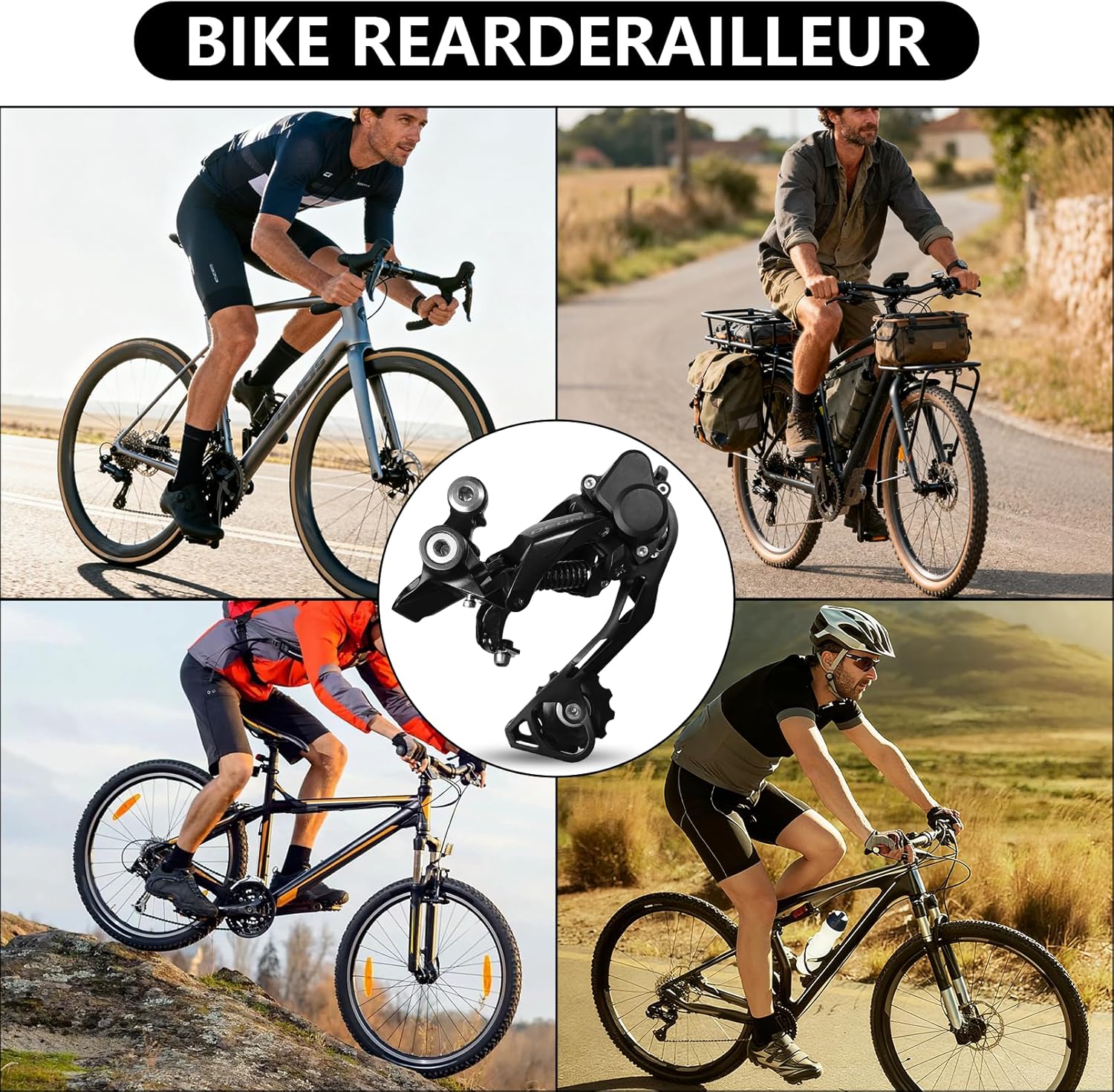 Bike 10 Speed Derailleur, RD-M6000-SGS Rear Derailleur Direct Mount for Mountain Bikes