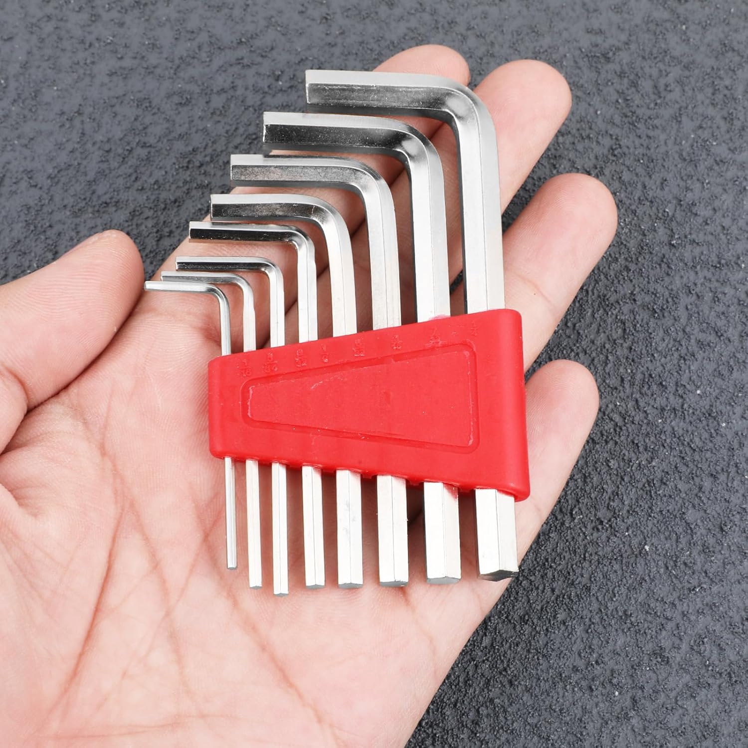 8 Pcs Allen Wrench Set, L Shape Hexagon Head Wrench, Metric Allen Key Set, 1.5-6mm Chrome Vanadium Steel, Portable Wrenches Sets for Bicycle, Appliance Repair, Mechanical Equipment