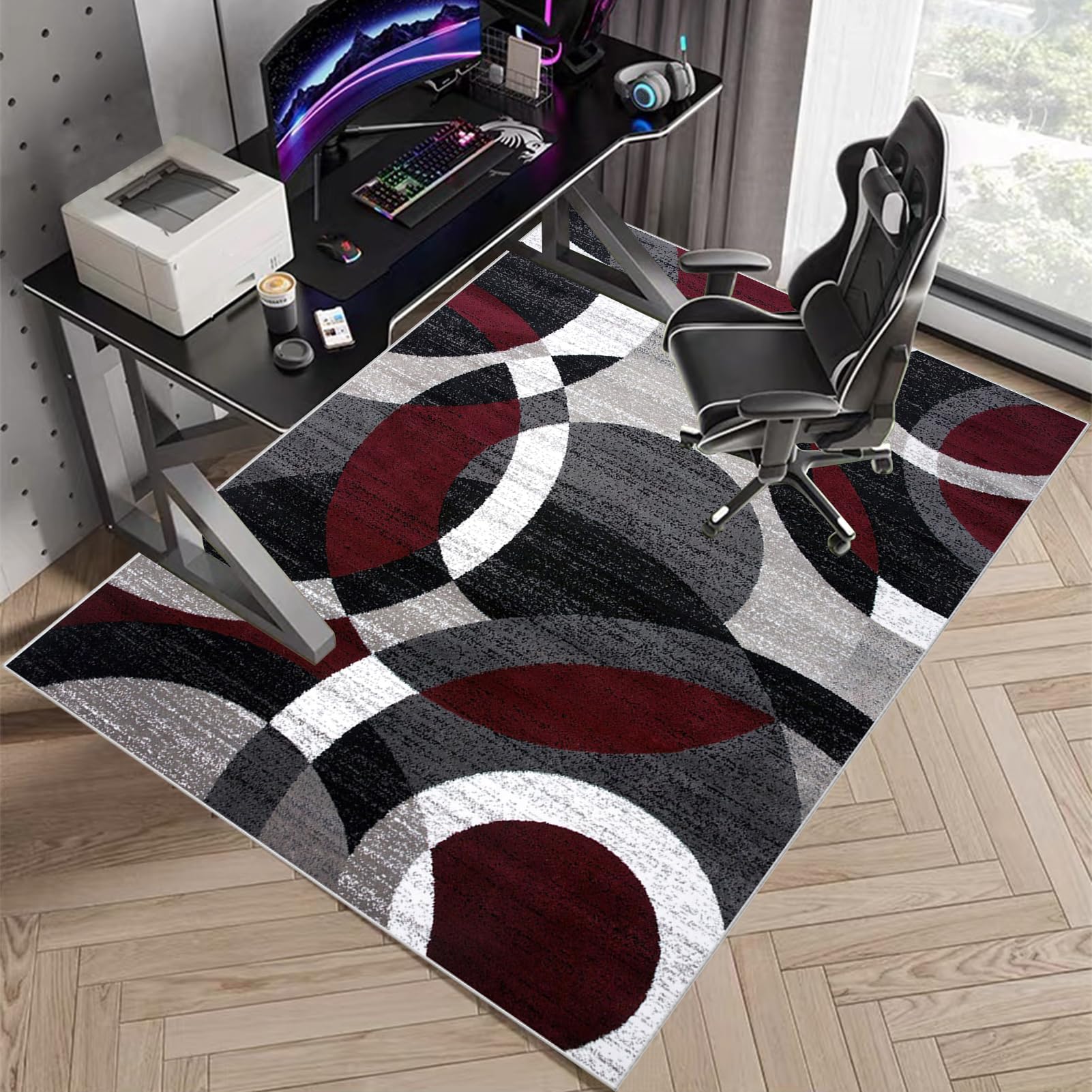 Tapis Chaise de Bureau pour Protection Sol - Pour Sols Durs et Stratifiés en Bureau et Chambre 70 x 100 cm