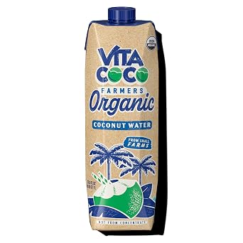 Vita Coco Farmers Organic Coconut Water, 33.8 Fl Oz