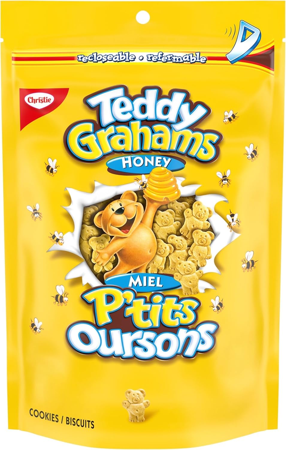 Christie, Teddy Grahams Honey Cookies, Made in a PeanutFree Facility