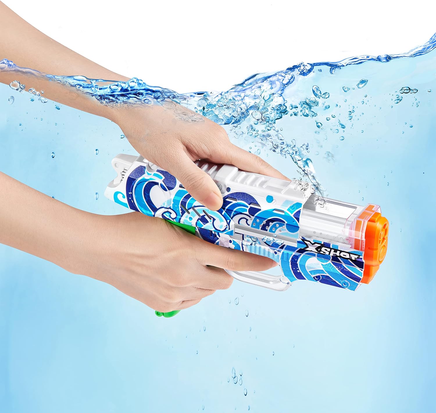 Zuru - XSHOT - Fast Fill - Nano - Skins - Water Blaster - Water Gun - Outdoor Play - Fast Fill - Shoots up to 9m - 11853