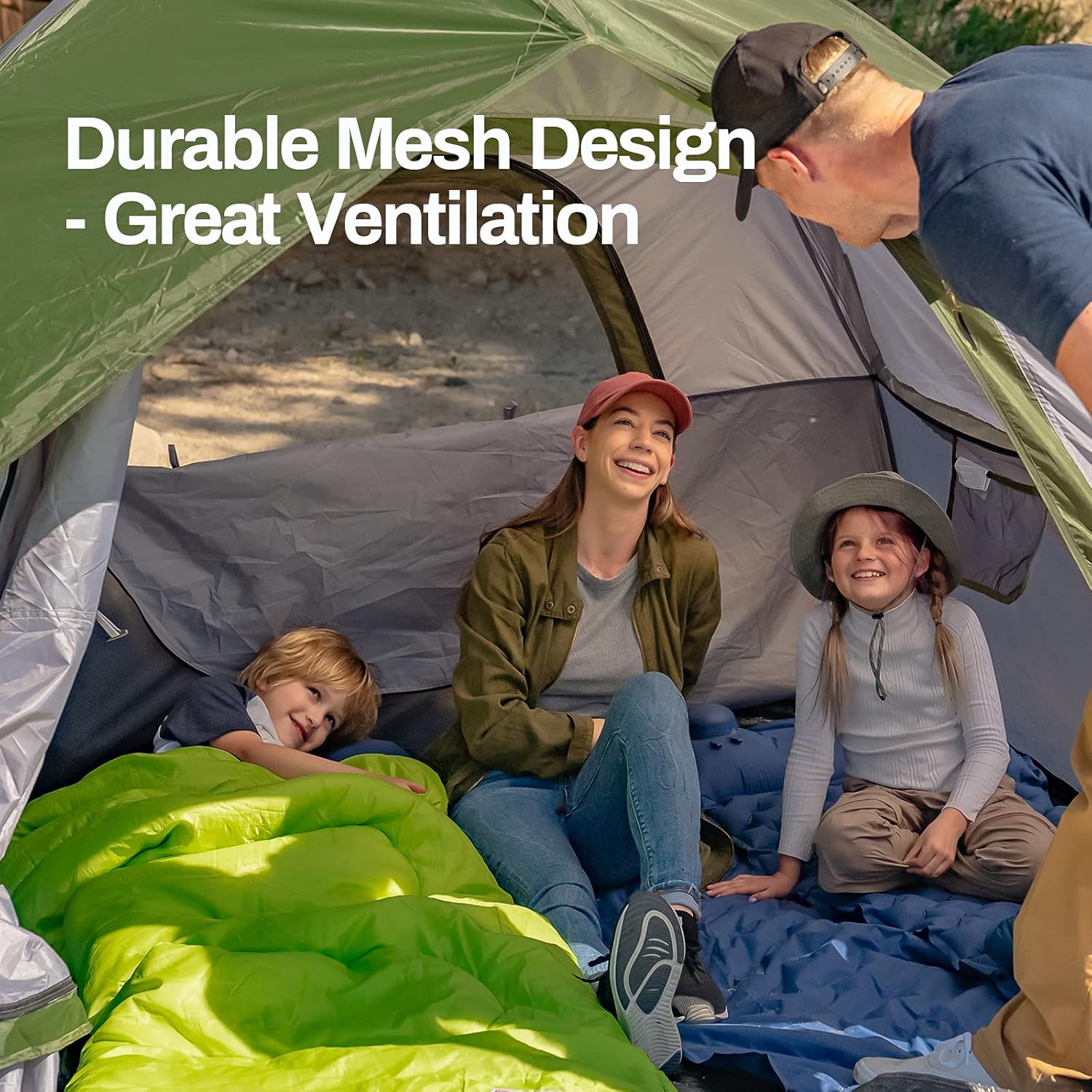 Ciays Camping Tent, Waterproof Family Tent with Removable Rainfly and Carry Bag, Lightweight Tent with Stakes for Camping, Traveling, Backpacking, Hiking, Outdoors : Everything Else