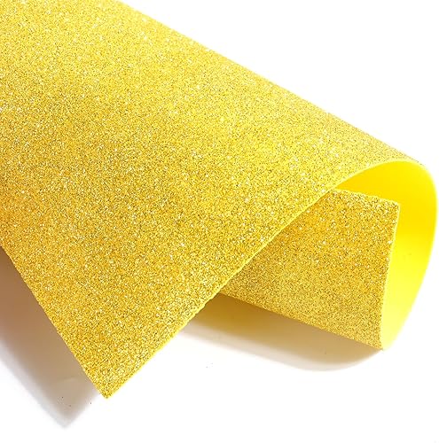 Vista 127 de 10 hojas de espuma con purpurina para manualidades, papel de cartulina A4, papel adhesivo autoadhesivo para construcción de Navidad, álbum de Azul