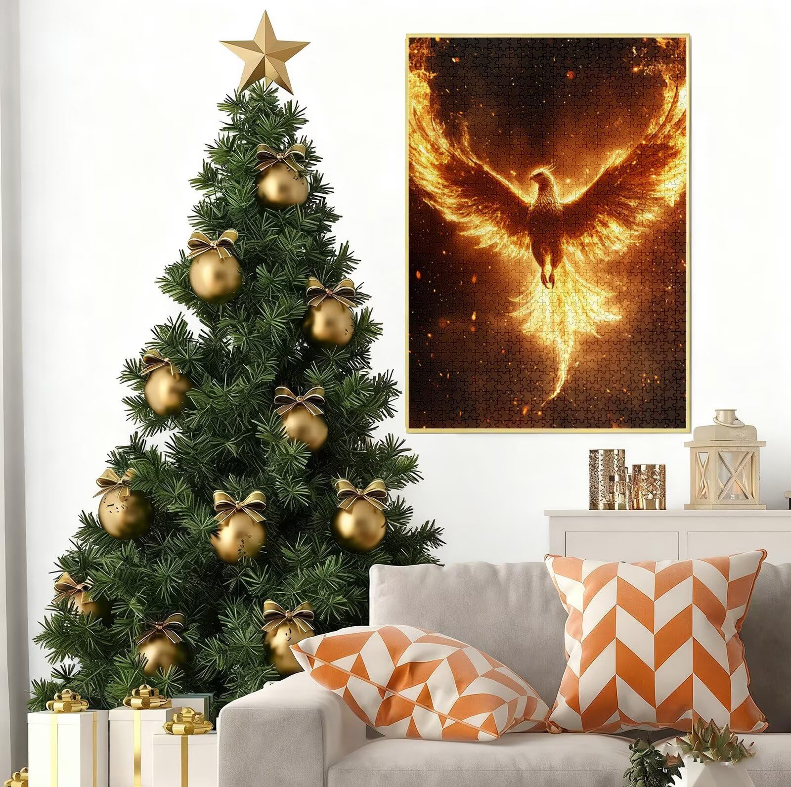 Puzzle 1500 elementów dla dorosłych zwierzę, puzzle 1500 elementów idealnie zagnieżdżonych liter z tyłu, feniks gra edukacyjna wyzwanie policzek sztuka klasyczne puzzle, dla dorosłych i nastolatków