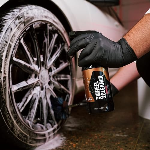 Miniatura 3 de GYEON Limpiador de ruedas de hierro de cuarzo, altamente eficaz, limpiador de ruedas resistente, seguro para todos los acabados de ruedas, elimina