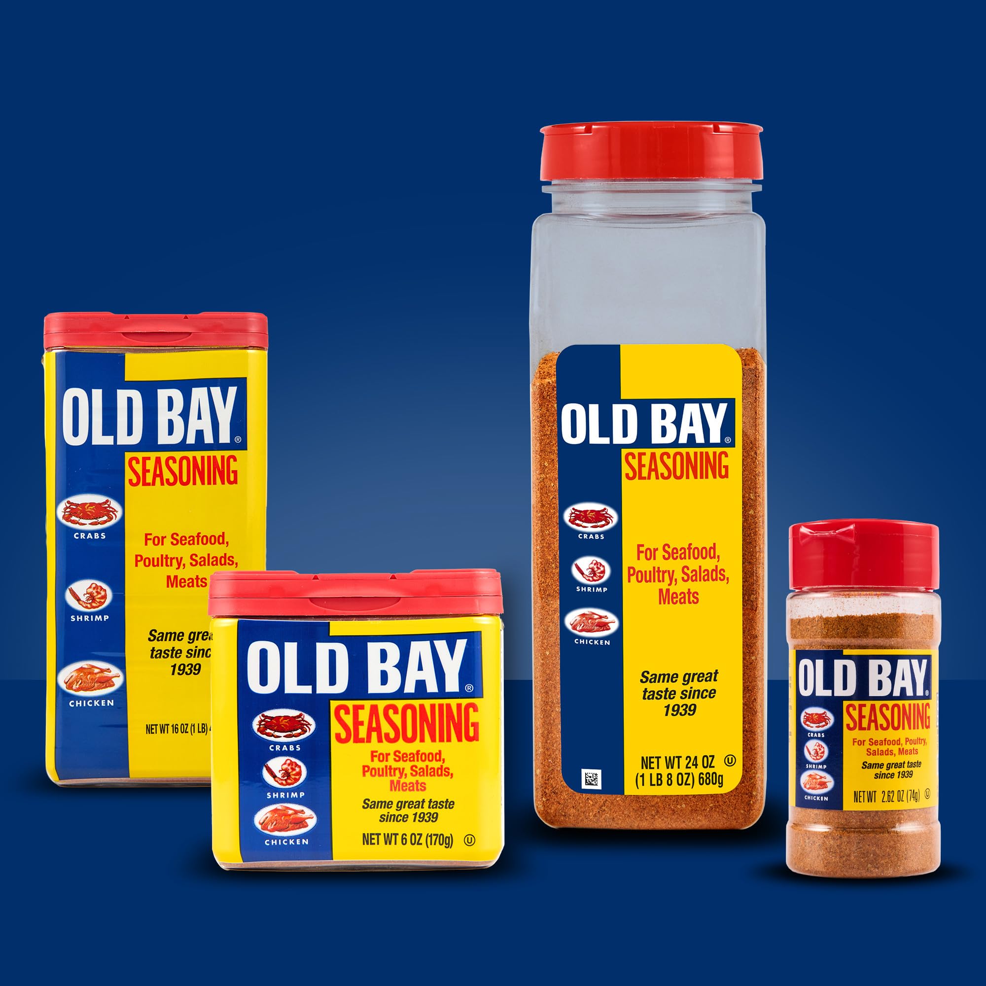 Old Bay Seasoning, 24-Ounce Plastic Canister (Pack of 3) by Old Bay