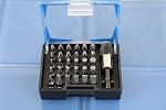 TEMO 100 Piece Impact Ready Security Bits Screwdriver Set Kit with 2 Quick Chucks and Phillips, Torx, Slotted Flat, Pozi, Hex, Tri-Wing Pozi Clutch, Spline, Square, Spanner, TORQ-Set, Torx Tamper Bits