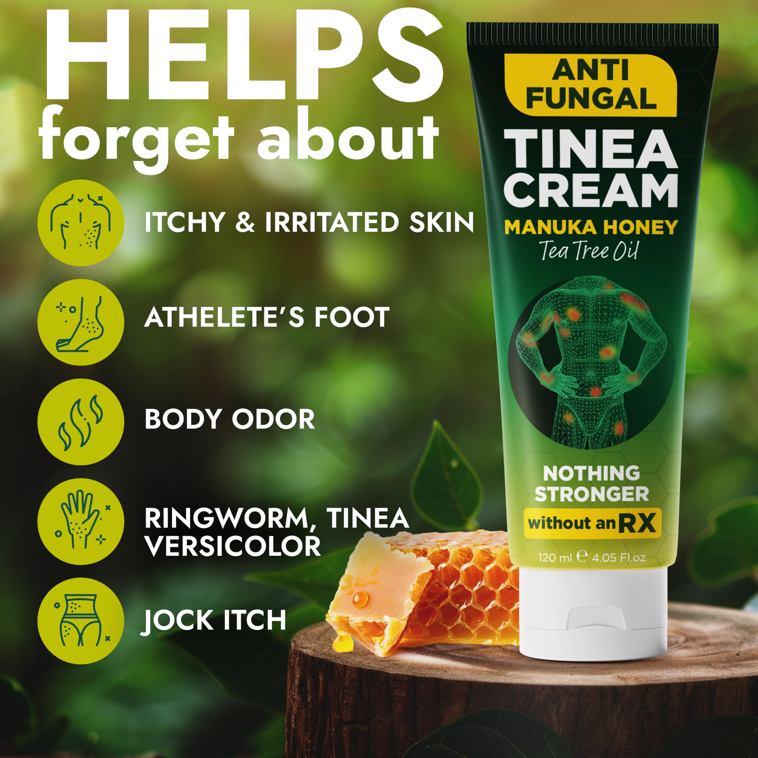 Tinea Versicolor Treatment Antifungal Cream for Jock Itch & Athlete's Foot — Amazon image 2