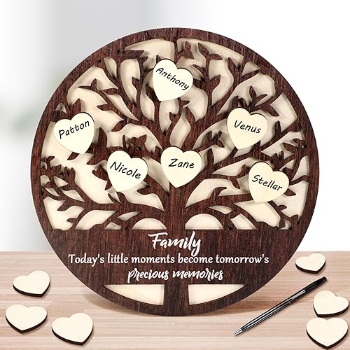 Unittype 3D Family Tree Decor for Mother's Day Gifts DIY