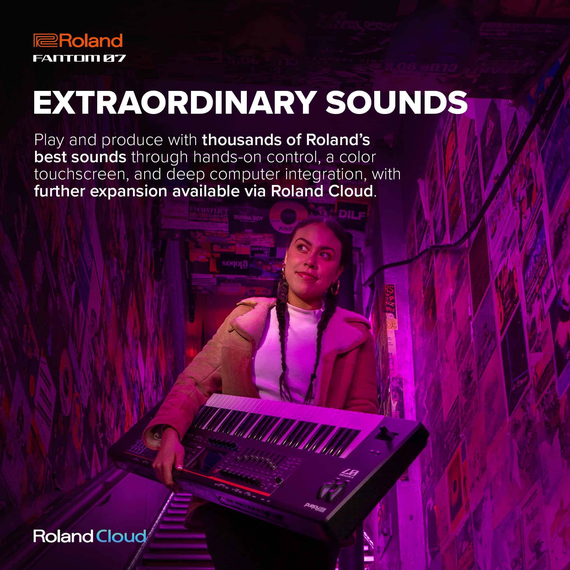 Amazon | ローランド ROLAND FANTOM-07 MUSIC WORKSTATION