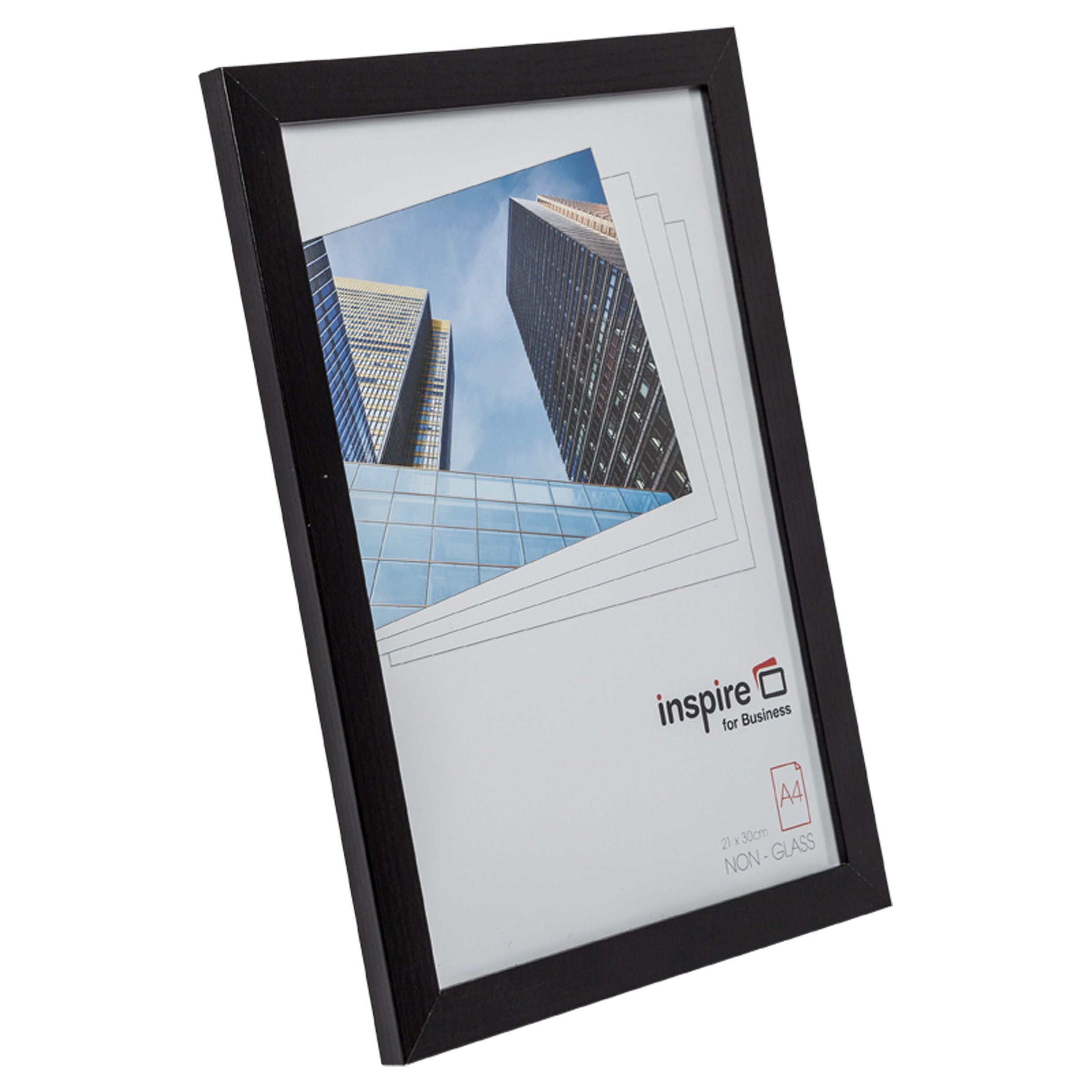 Image secondaire de Hampton Frames | Cadre photo A4, bois noir, 21 x 29,7 cm | Plexiglas sécurisé, fixation murale ou autonome, orientation portrait