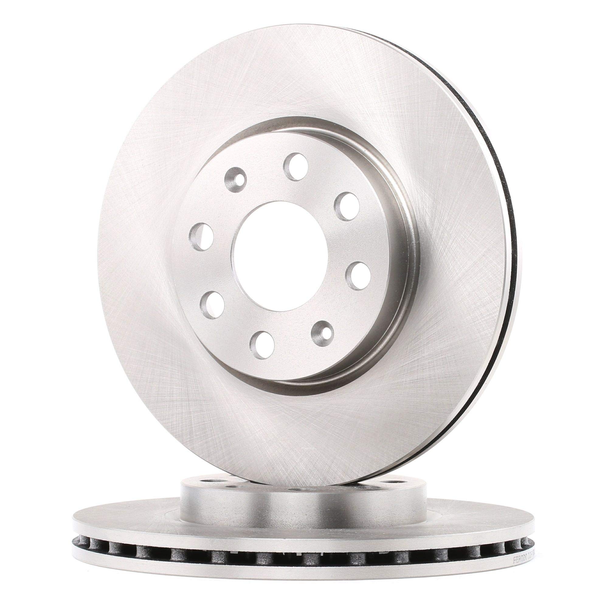 2x FERODO Disco freno Anteriore Ø257mm Altezza: 40,5mm Spessore: 22mm Cerchio foro-Ø: 100mm ventilato DDF1304 Compatibilità con OPEL Corsa D Hatchback S07 Corsa E Hatchback X15 Adam M13, FIAT