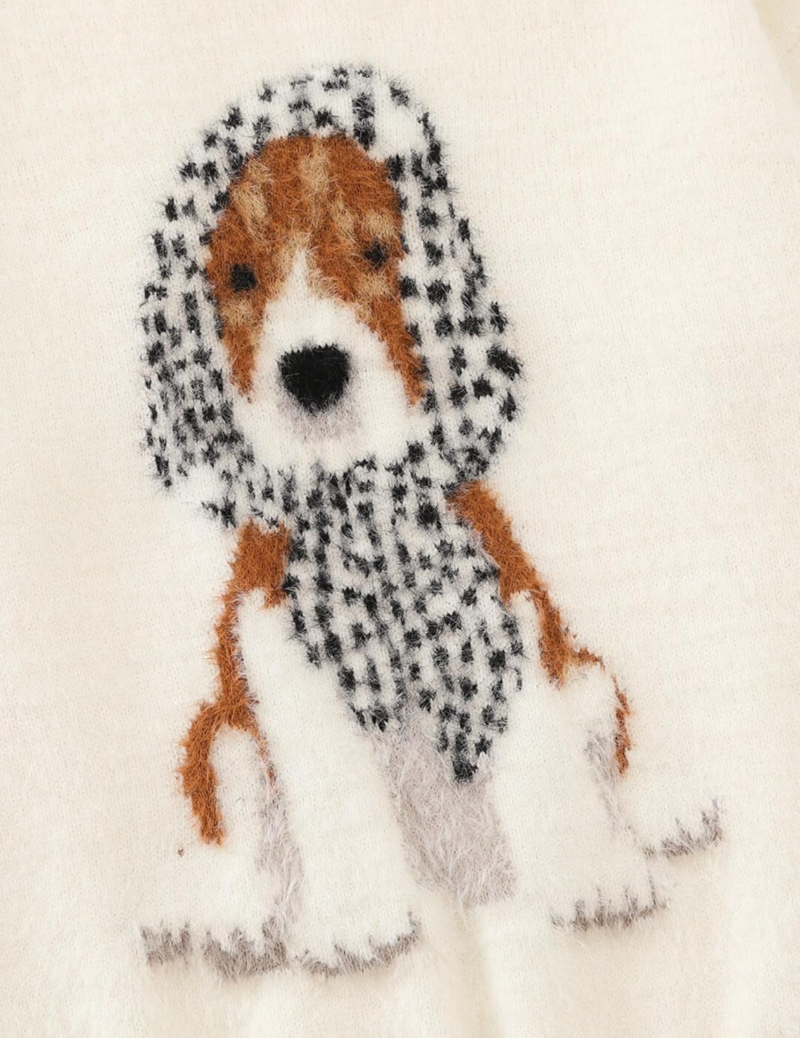 Vamtac Graphic Sweaters Cute Dog Sweater Soft Knit Crewneck Pullover Fall Winter Jumper Aesthetic Y2k Trendy Tops - Image 2