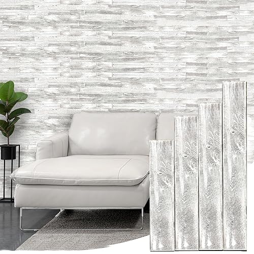 BarnwoodUSA - Tablones de pared de madera recuperada real para aplicación de uñas, paneles de tablero rústico de granja, solución de bricolaje,