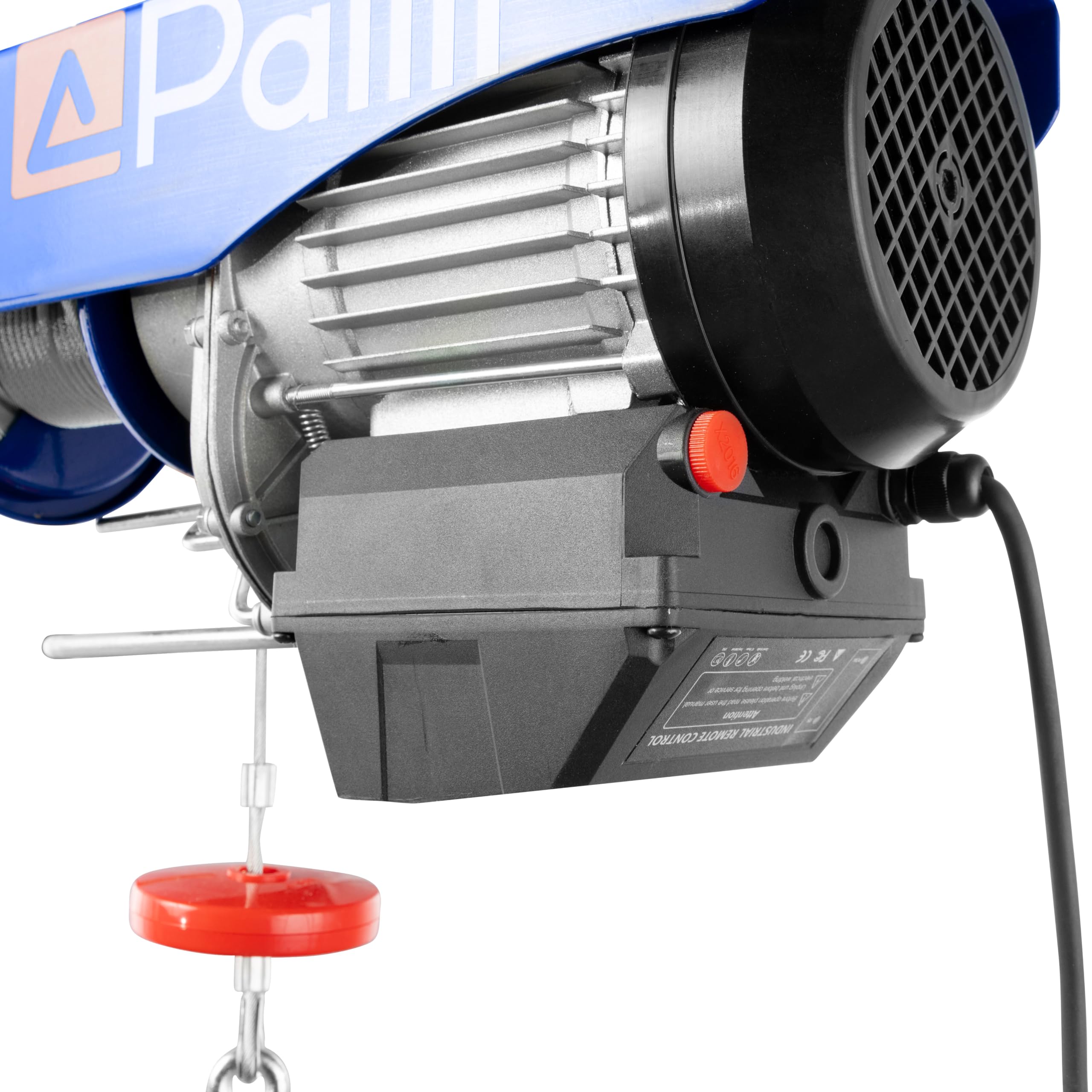 Pallit elektrische Seilwinde REMOTE | 200 kg/12 m | 400 kg/6 m | inkl. Funkfernbedienung mit 10 m Reichweite | Seilzug elektrisch
