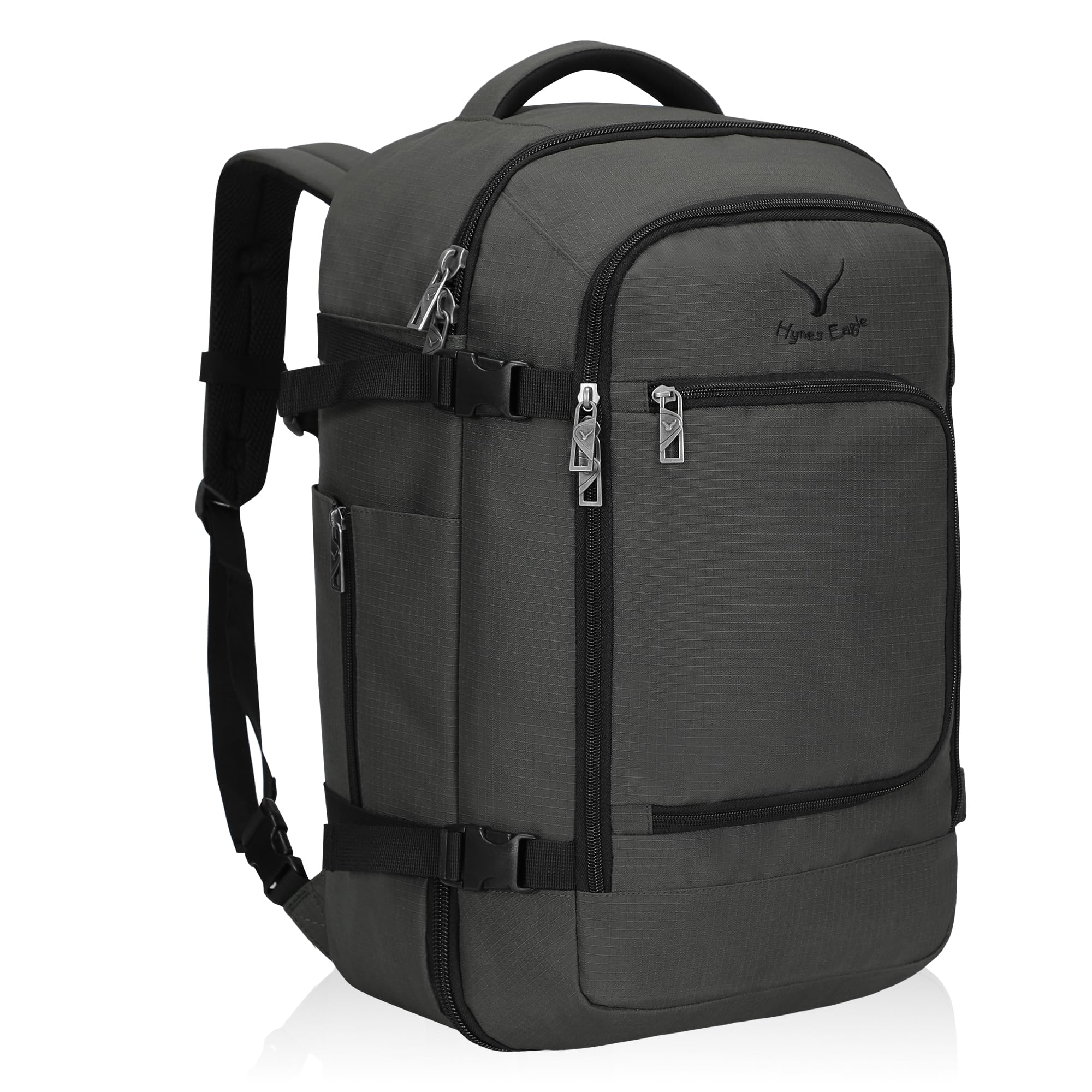 Waist Bag Hynes Eagle 40L Hybrid Carry-On Travel Backpack – Flight-Approved Week Coach TSA Approved Travel Luggage