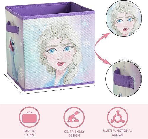 Miniatura 172 de Idea Nuova Marvel Avengers - Juego de dos espaciosos cubos de almacenamiento plegables, 10 x 10 pulgadas, Avengers / gris Avengers /