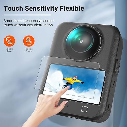 Miniatura 6 de CYNOVA Osmo 360 - Funda para accesorios DJI Osmo 360, con protector de pantalla (2 juegos), funda rígida de almacenamiento de viaje compatible con