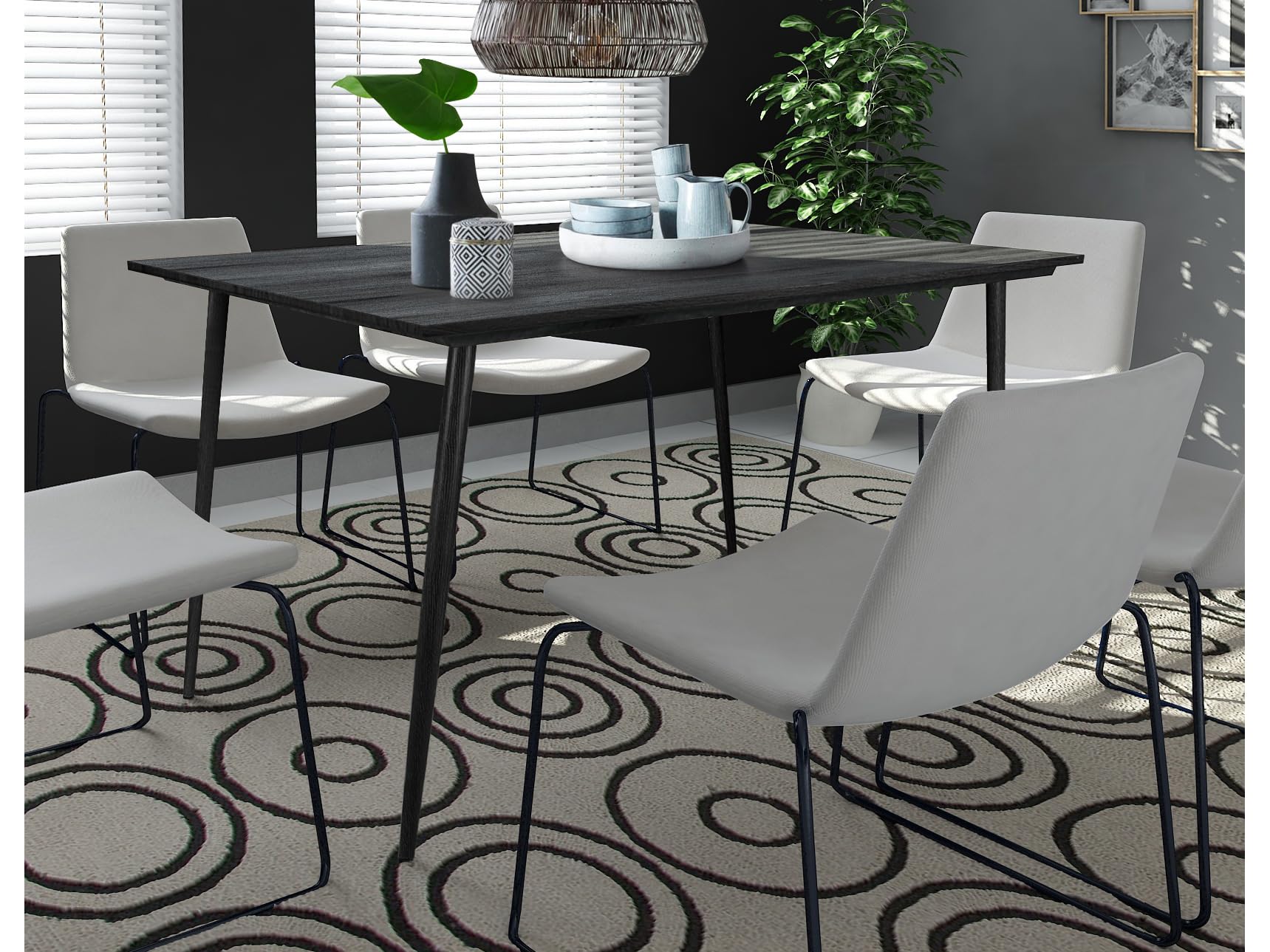 Loft24 A/S Monza Table 120 Black Black