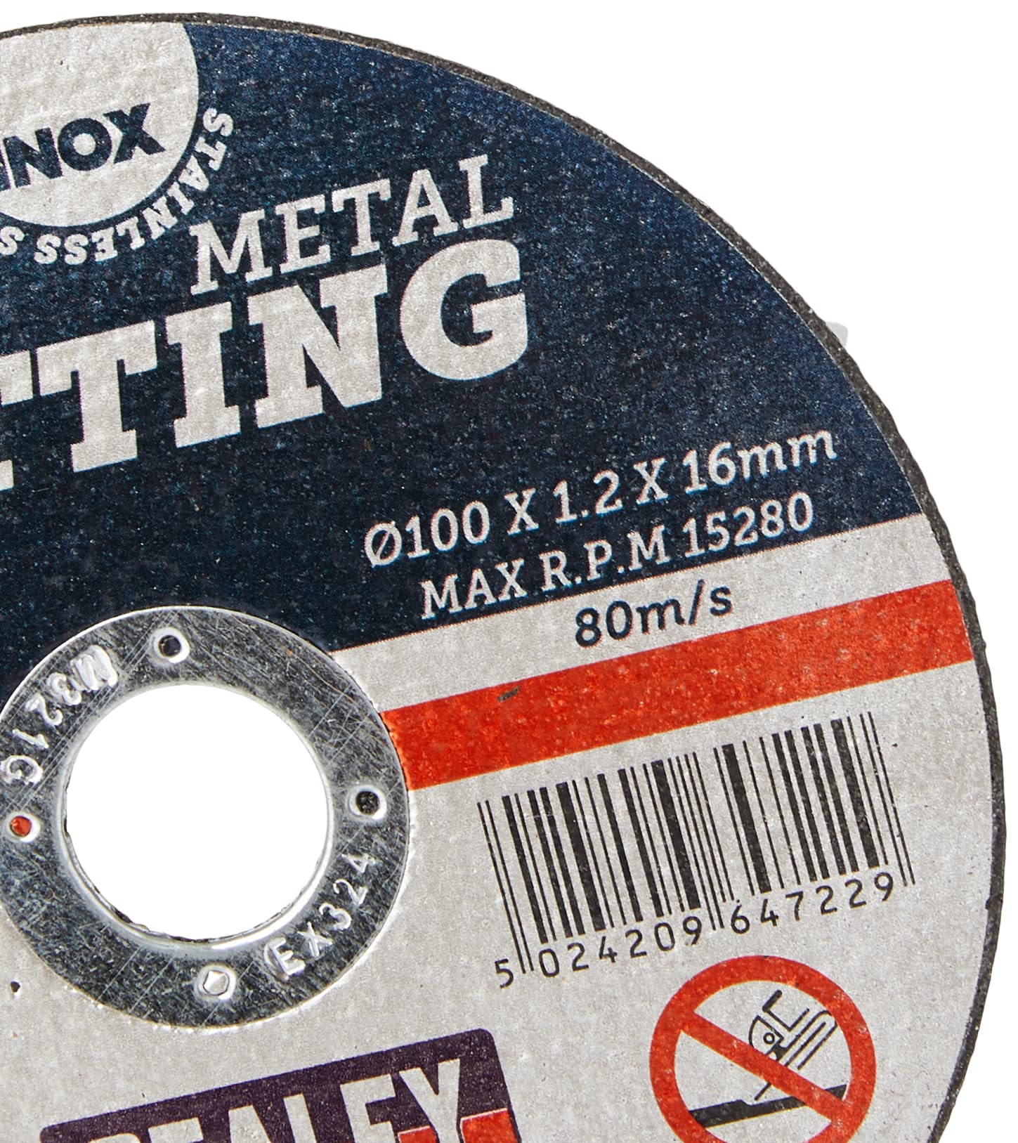 Sealey PTC/100CET Cutting Disc Ø100 x 1.2mm 16mm Bore