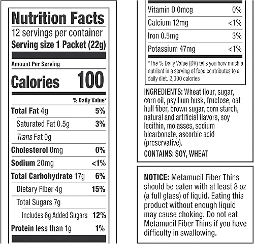 Miniatura 9 de Metamucil Paquetes crujientes de manzana de oblea de fibra, 2 unidades