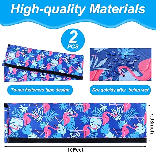 Miniatura 10 de Junkin Cubierta de barandilla de piscina cubierta de barandilla de mano para piscina, barandilla antideslizante agarre de riel azul para barandilla