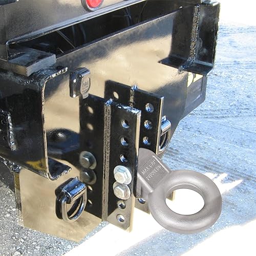 Miniatura 7 de 48660 Anillo de enganche de acero sin procesar con forma de lunette de 3 pulgadas de diámetro interior, 24,000 libras, requiere montaje en canal