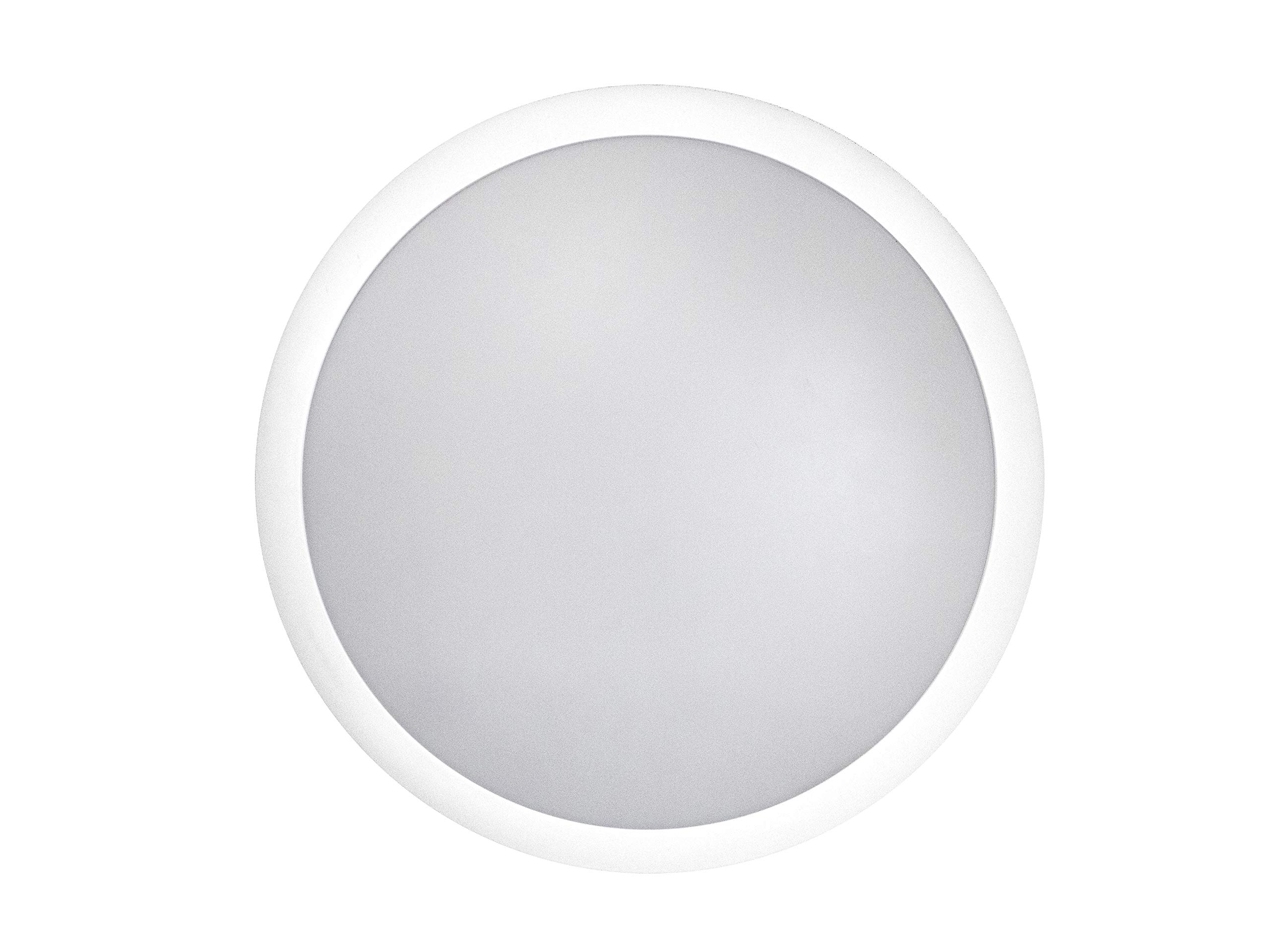 LucecoLED Sierra Bulkhead 33 cm, 24 Watts, Standard Driver, White Polycarbonate (PC)