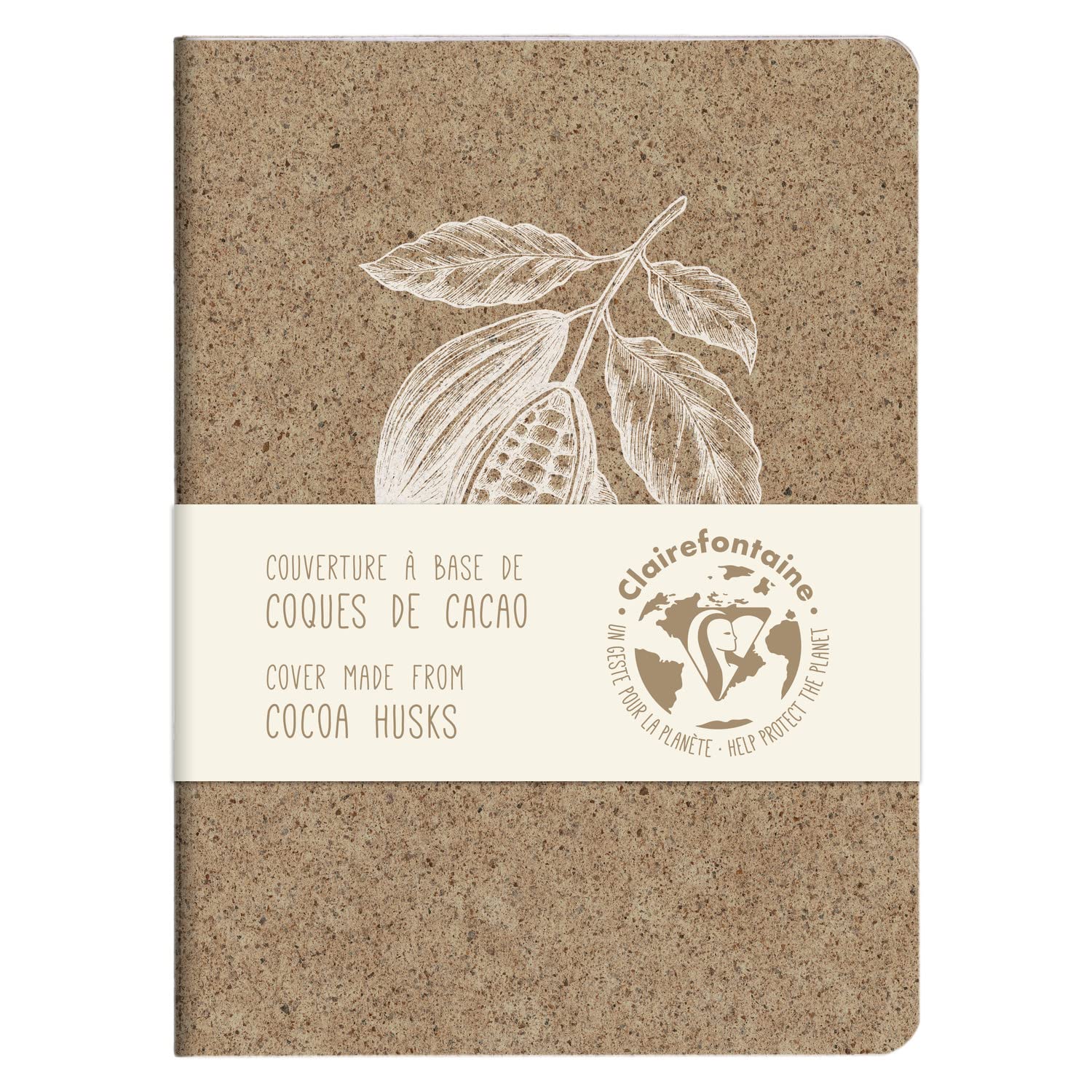 CLAIREFONTAINE Cahier Piqué Polypro Koverbook 21x29,7cm 96 Pages Petits Carreaux 5x5 Rose