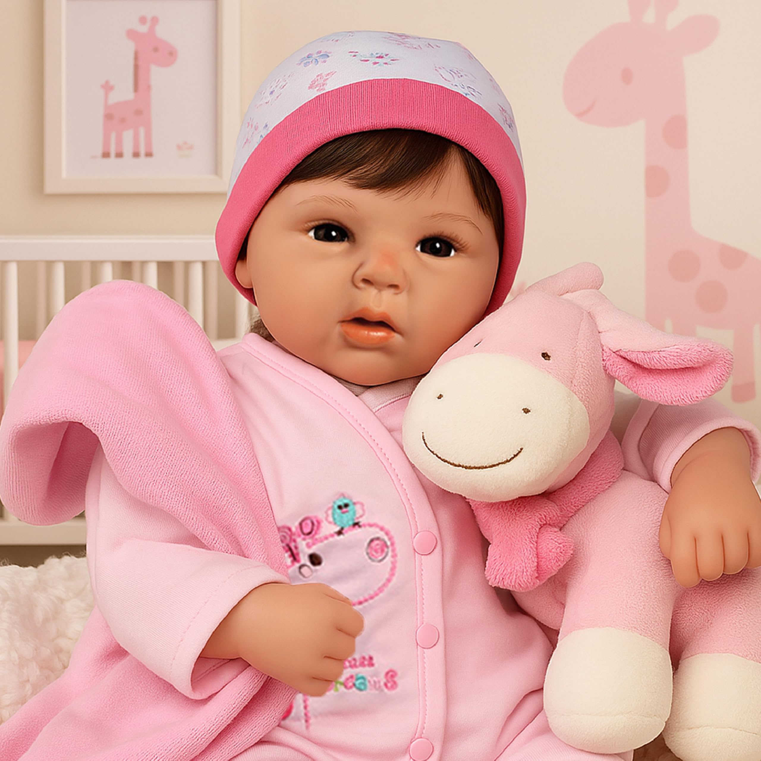 Paradise Galleries 19 Inch Realistic Reborn Baby Girl Doll Soft