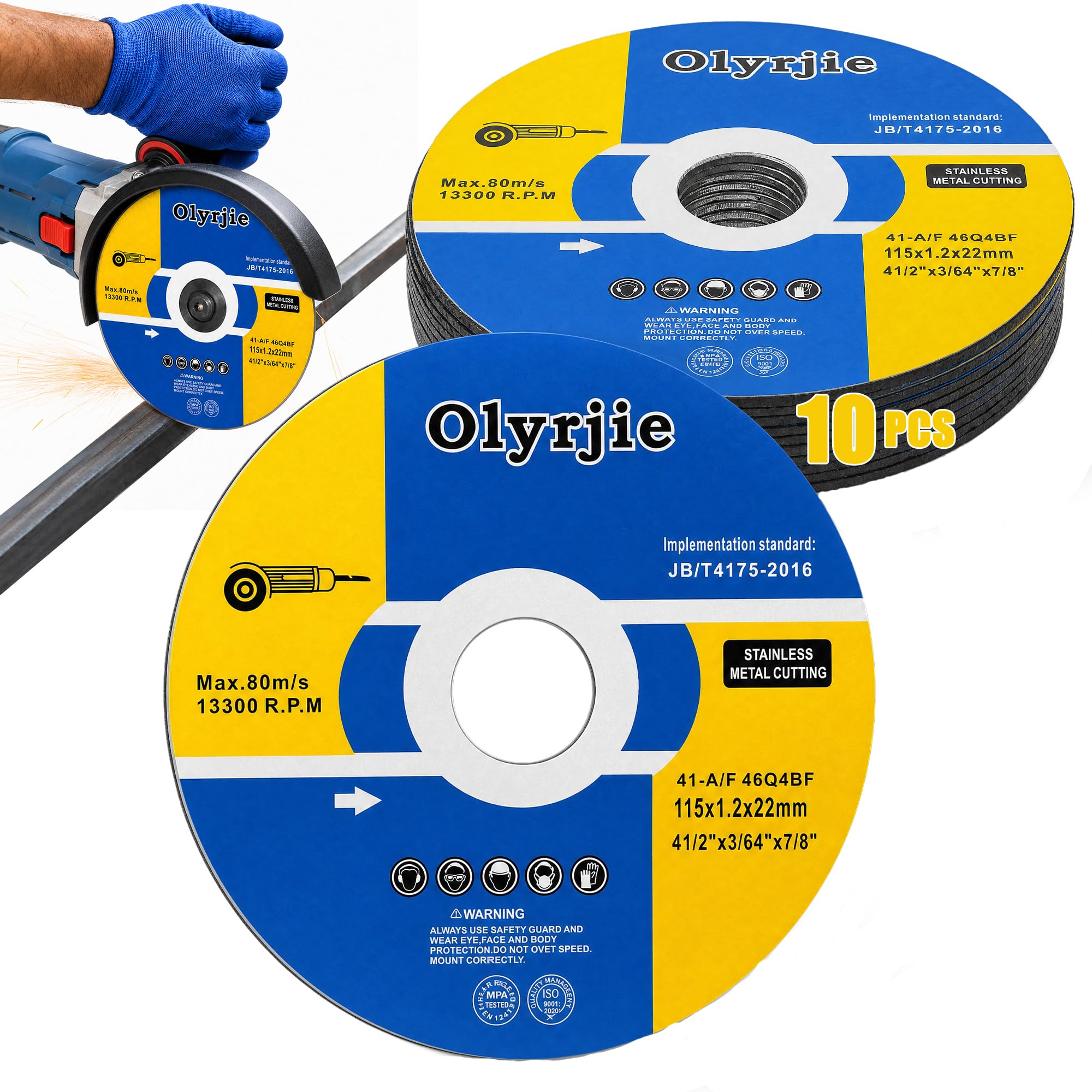 Cut-Off Wheels for Angle Grinders - 10 Pack -1 Cut-Off Wheels for Angle Grinders - 10 Pack -1