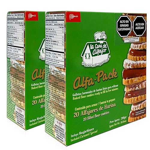 Alfajores de Harina La Casa del Alfajor Perú 2 cajas de 20 cada una disponible en Yaxa Colombia