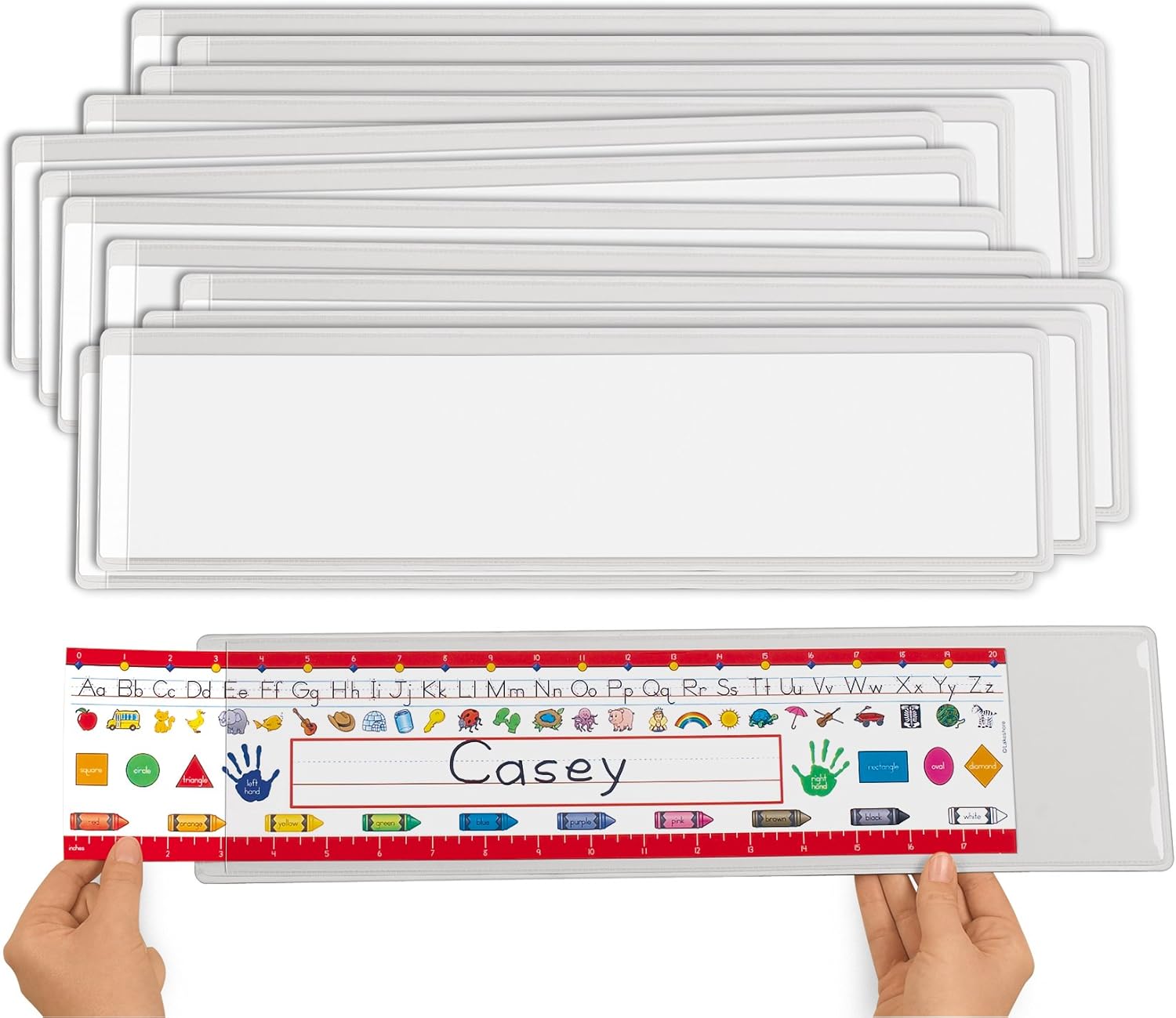 Lakeshore SelfAdhesive Nameplate Sleeves 18 1/4 x 4 3/4