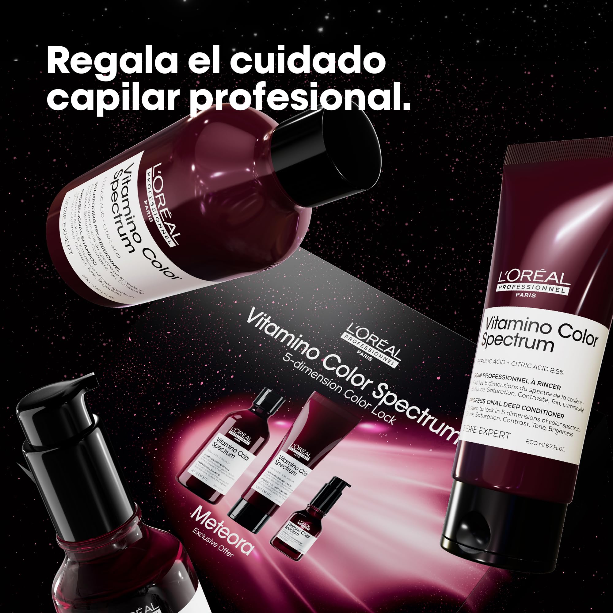 L’Oreal Professionnel Cofre Edición Limitada Meteora Vitamino Color Spectrum 2025 Trio