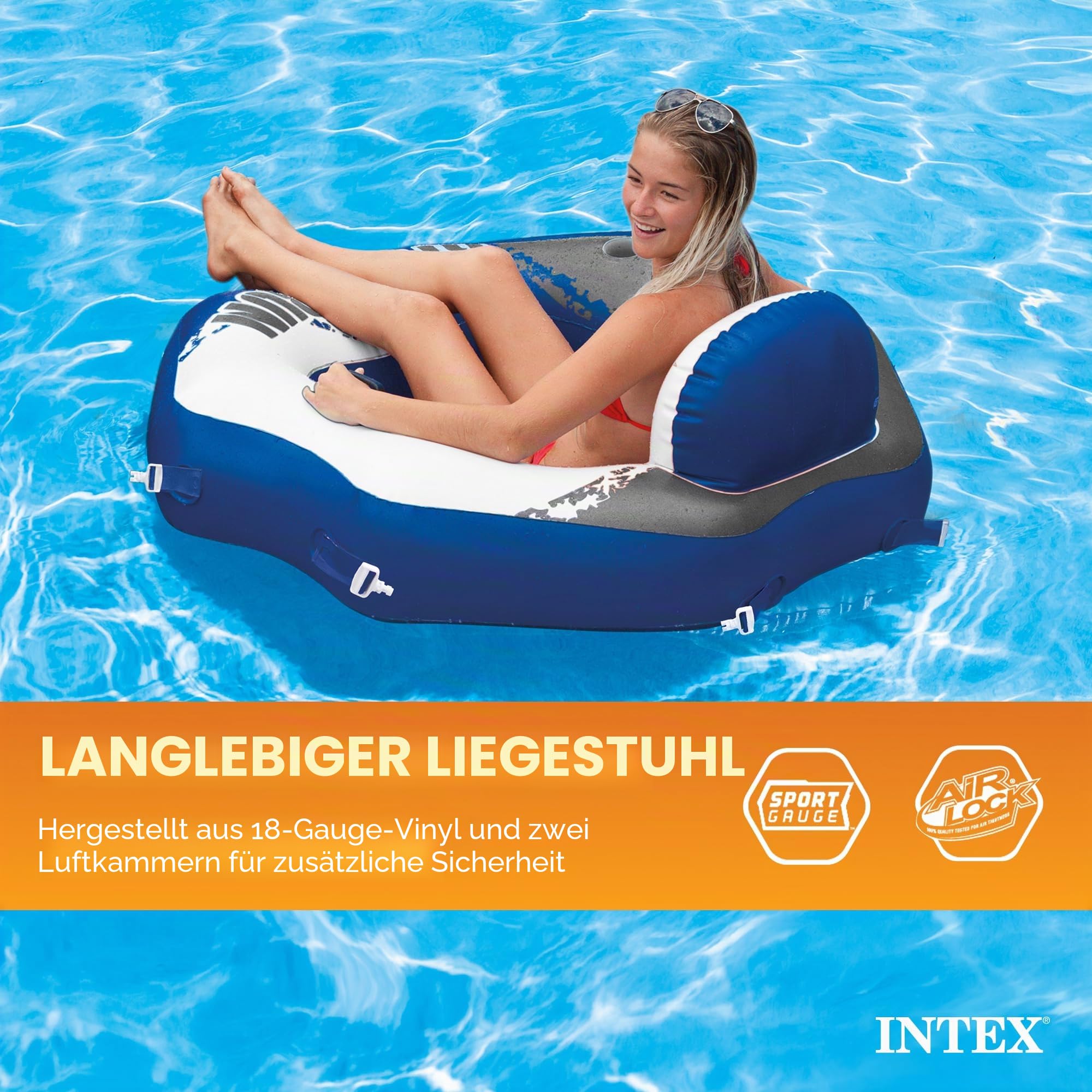 INTEX River Run Inflatable Floating Lounge