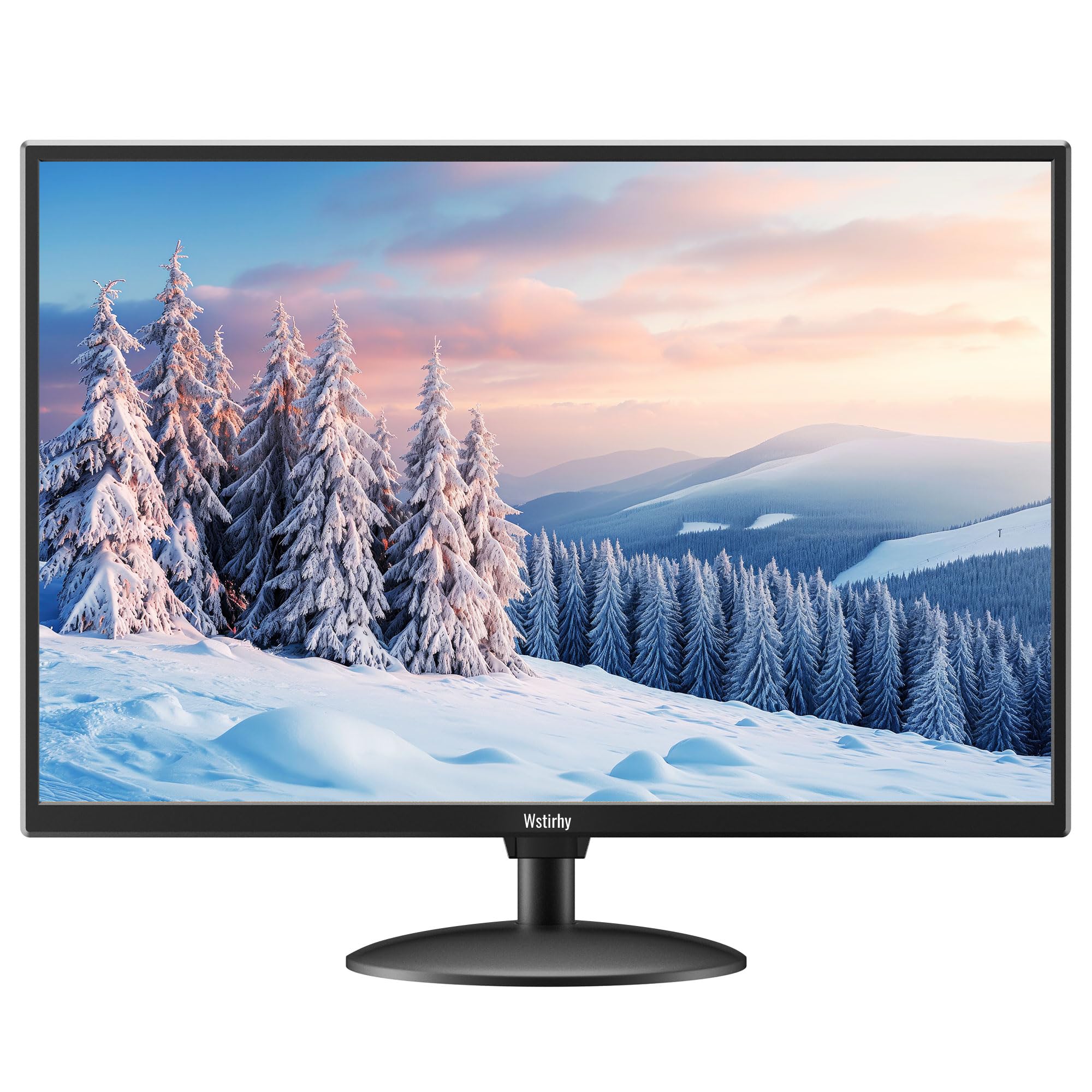 Wstirhy 19 inch Monitor 1440x900 Desktop Monitor 16:10 Screen with HDMI VGA AV BNC USB Port, 60Hz, VESA, Remote Control, Built-in Speaker, Display for