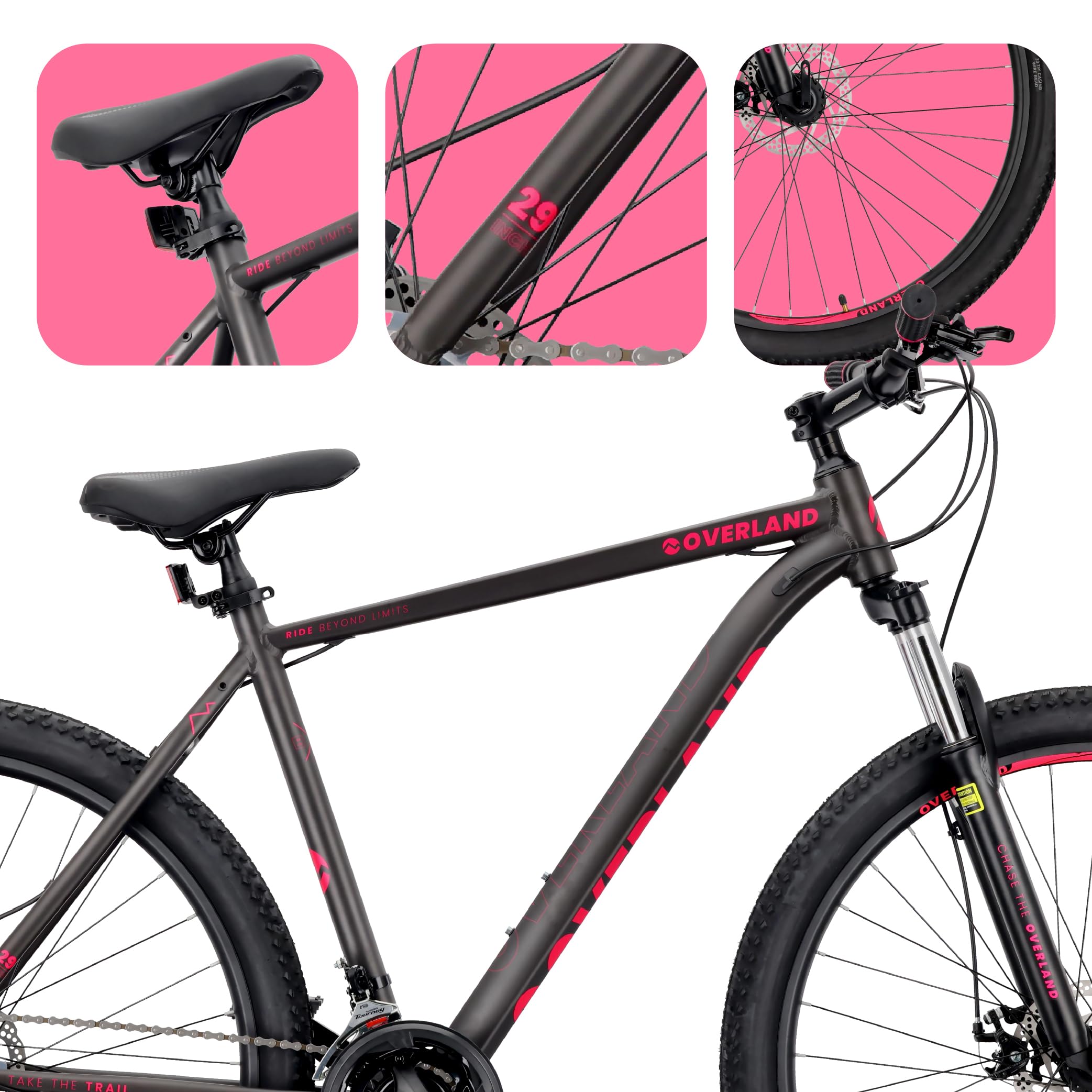 sun baby Tatra Bikes Bicicleta de montaña Overland, Ligero Bicicleta Unisex