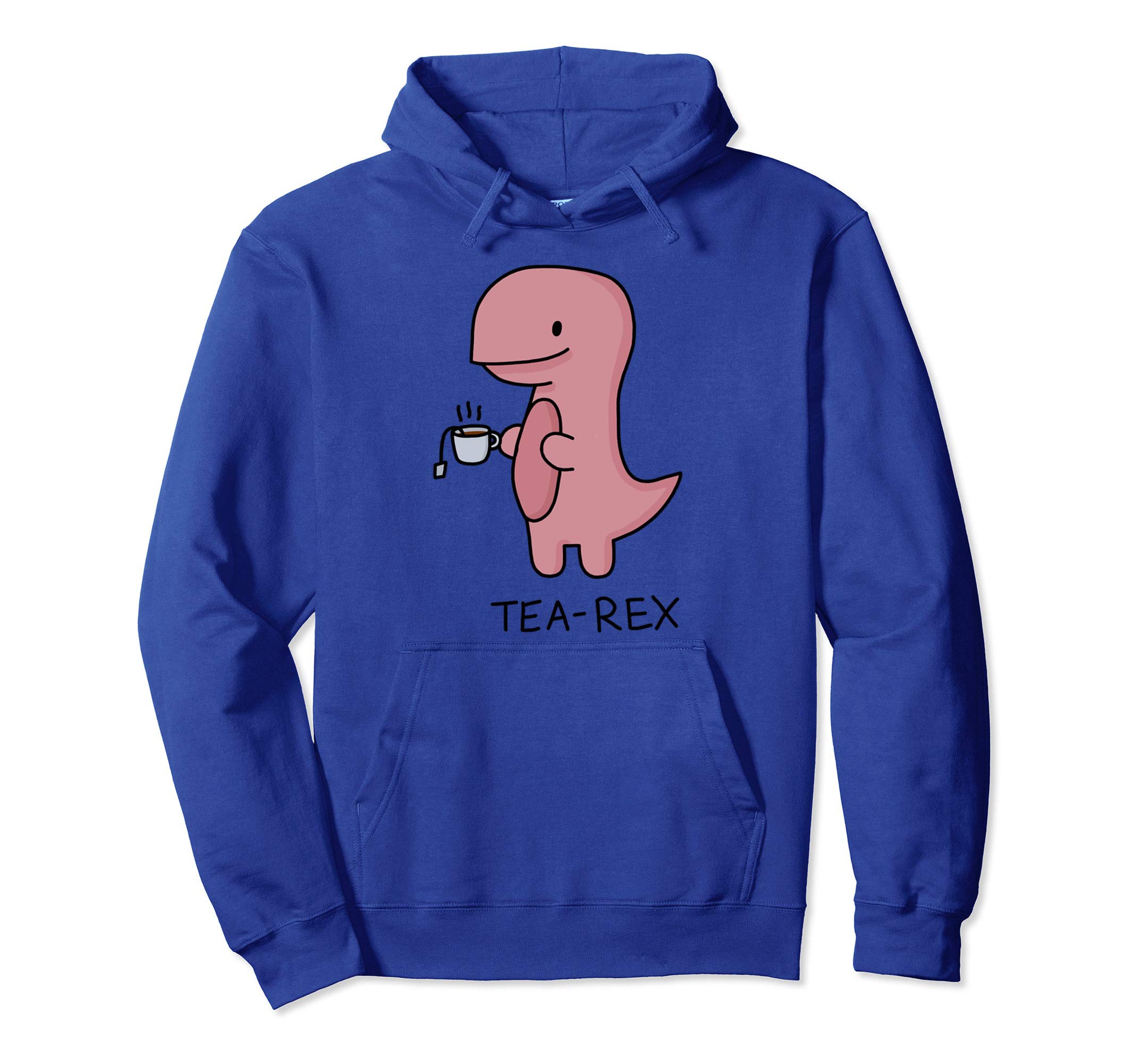 Funny Animal Pun ClothingTea Rex - Humorous Pun Pullover Hoodie