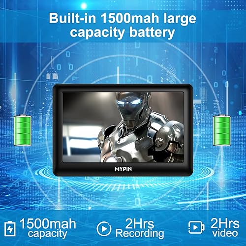 Miniatura 8 de MYPIN Convertidor de video a digital, caja de captura de video AV de 4.3 pulgadasreproductor de video, grabación de video de VHS, HI8, videocámara,