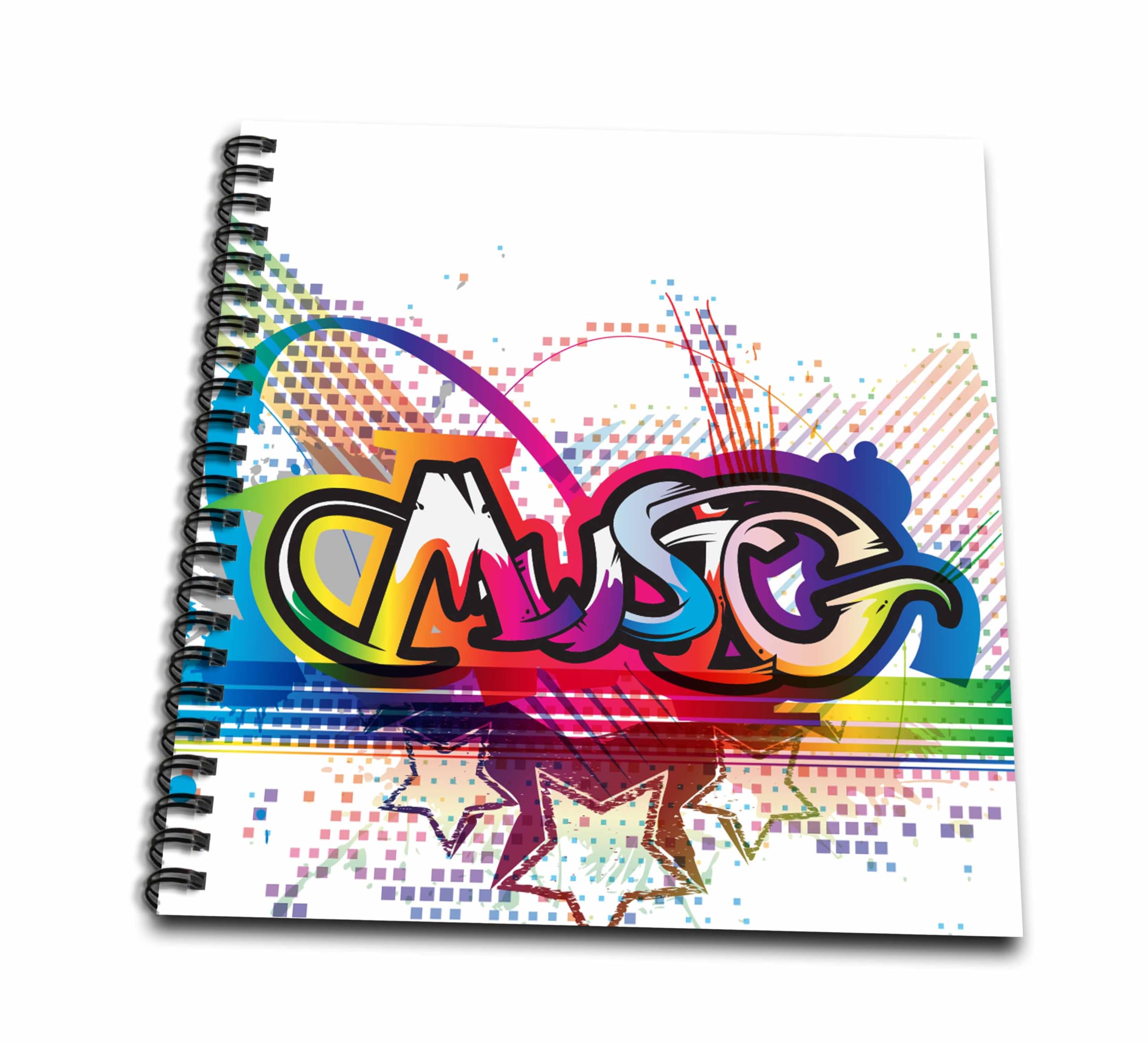 Amazon.com: 3dRose db_104486_1 Funky Graffiti Music Text Pop Art