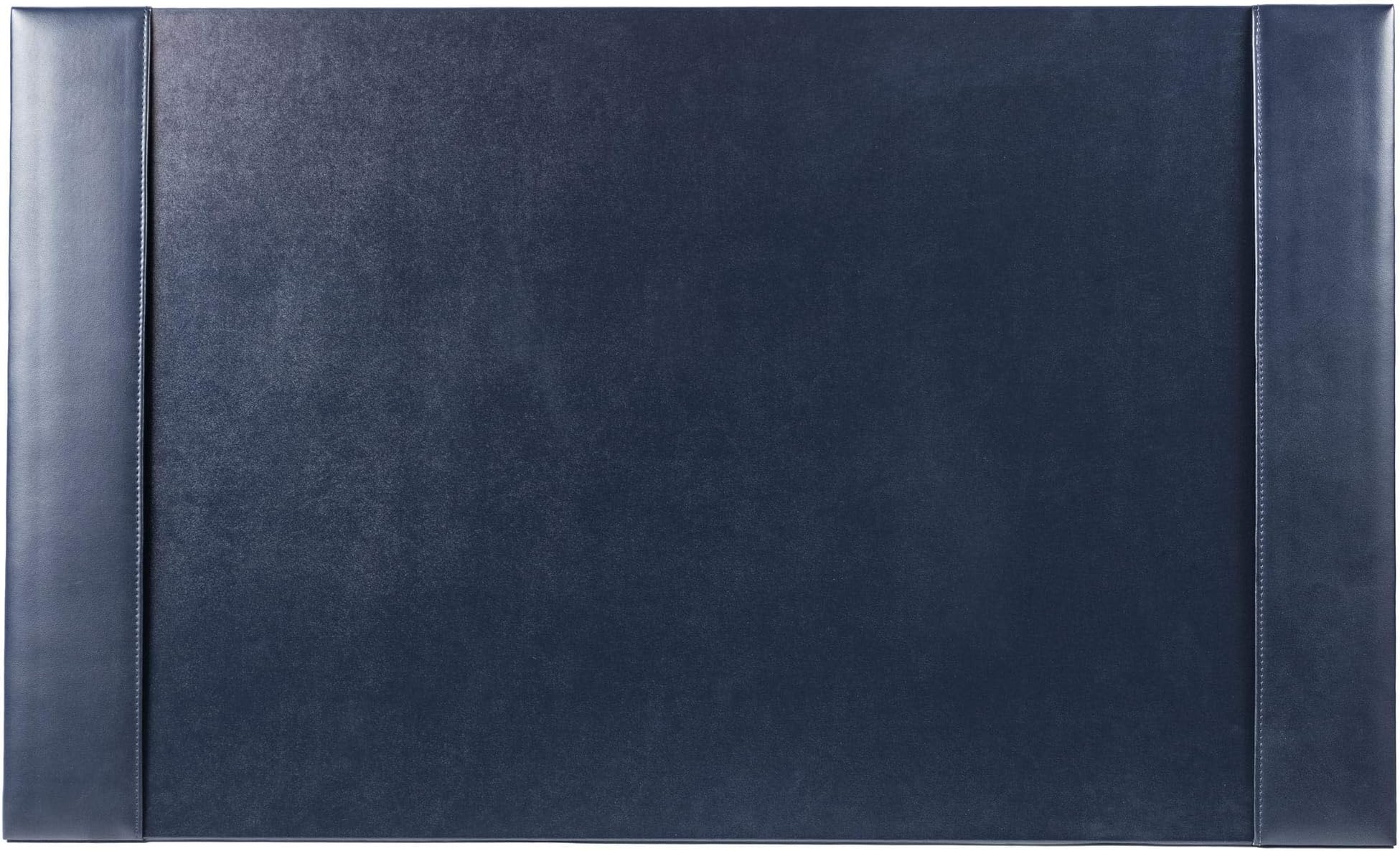 DACASSO Bonded Leather Desk Pad with Side Rails Luxury