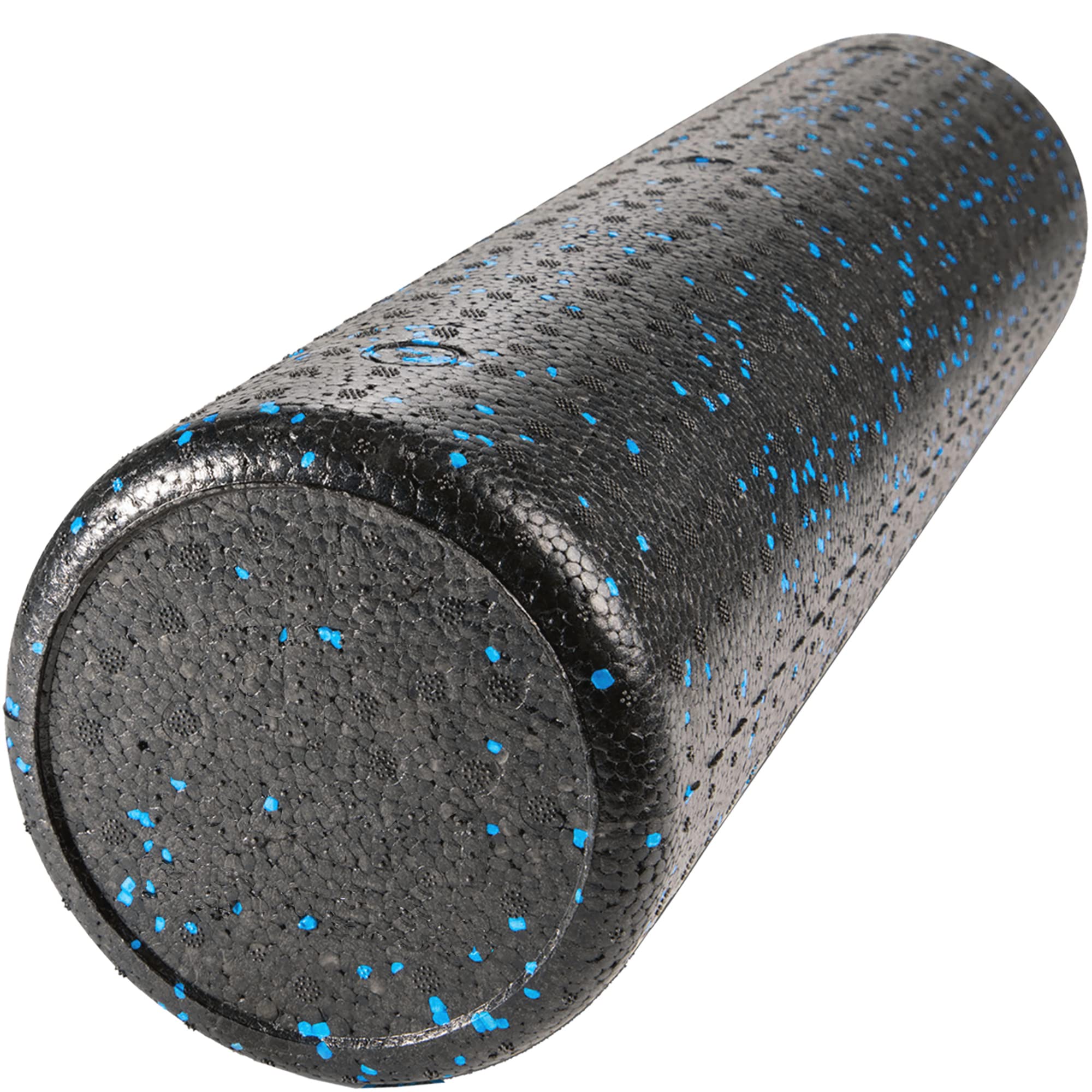 JFIT Rodillo de espuma muscular de alta densidad, 61 cm, azul moteado