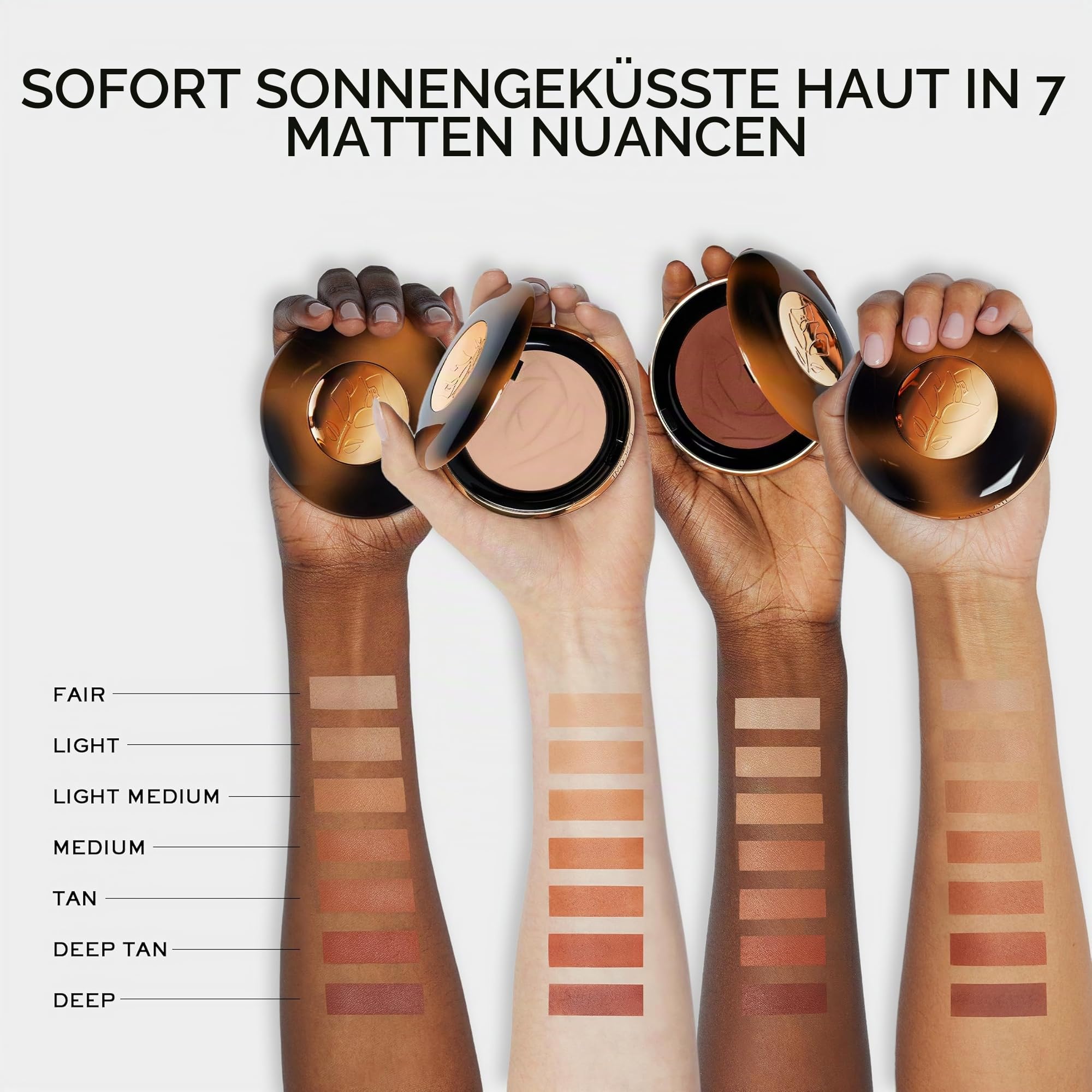 Lancôme Teint Idole Ultra Wear Bronzer, deckendes Bräunungspuder, 10g | Verleiht ein natürlich mattes Finish, mit schützender Formel, bis zu 24 Stunden Halt, für einen natürlichen Teint