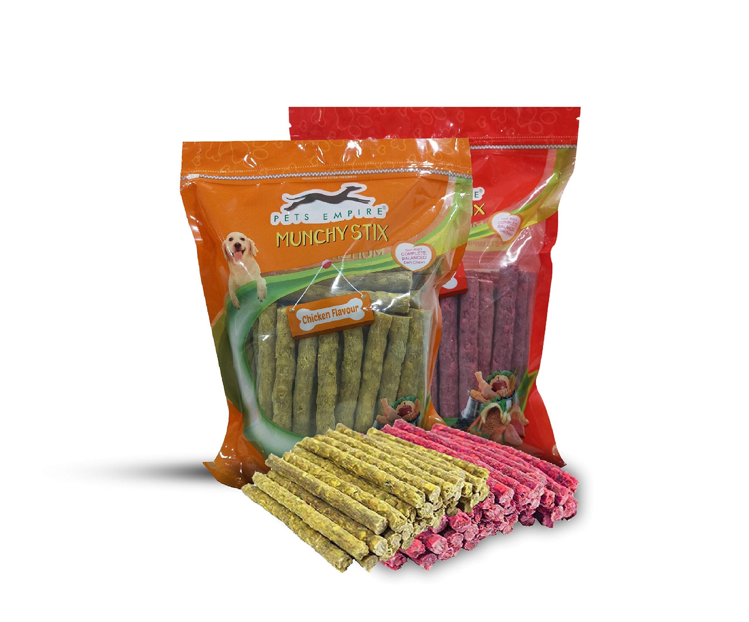 Pets Empire Munchy Sticks for Dogs (2kg)| Chewing Mutton & Chicken Sticks Treats for Dogs & Puppies |Suitable for All Stage Doges | Best Healthy Dog and Freshen Breath (B08C34884L) Amazon Price History, Amazon Price Tracker