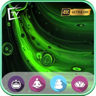 Fall Asleep Fast With Green Noise Sound For Relaxing: Green Screensaver For Fire TV - NO ADS