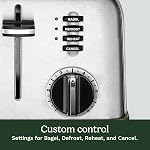 Cuisinart 4-Slice Toaster, Brushed Silver (CPT-180C) | 6-Browning Levels