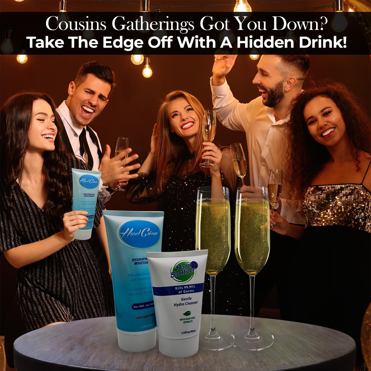 Smuggle Your Boozehidden Lotion Tube Flasks Pack Hand Cream