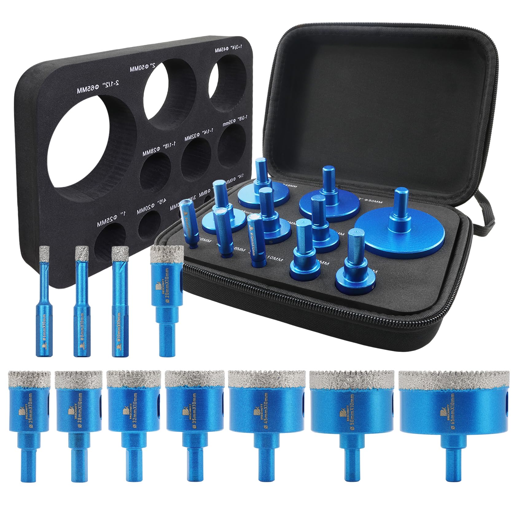 Punte Diamantate 16mm Per Carotaggio - Per Marmo, Granito, Ceramica E Piastrelle